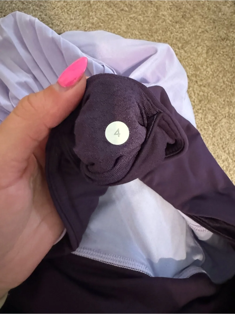 Purple Lululemon Skort